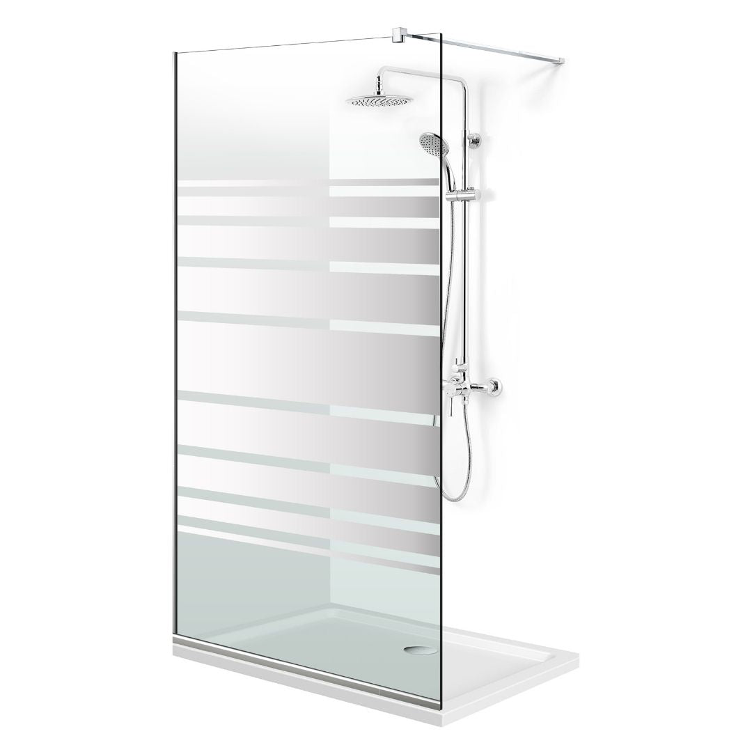 Paravan dus Walk-in, Perete dus Inox, #Clara #Víztiszta