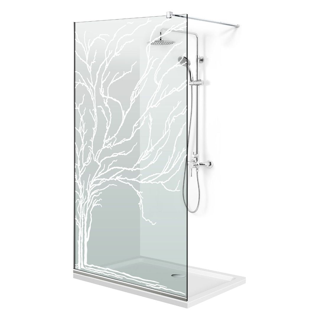 Paravan dus Walk-in, Perete dus Inox, #Clara #Víztiszta