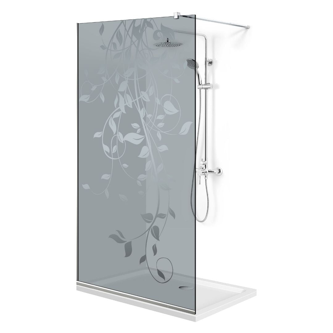 Paravan dus Walk-in, Perete dus Inox, #Gri #Szürke