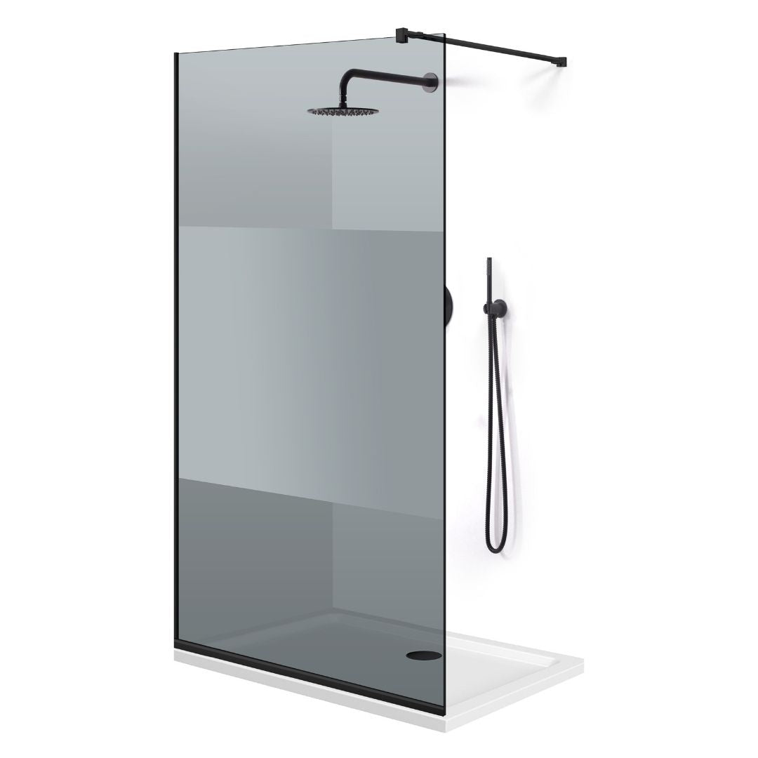 Paravan dus Walk-in, Perete dus Negru, #Gri #Szürke