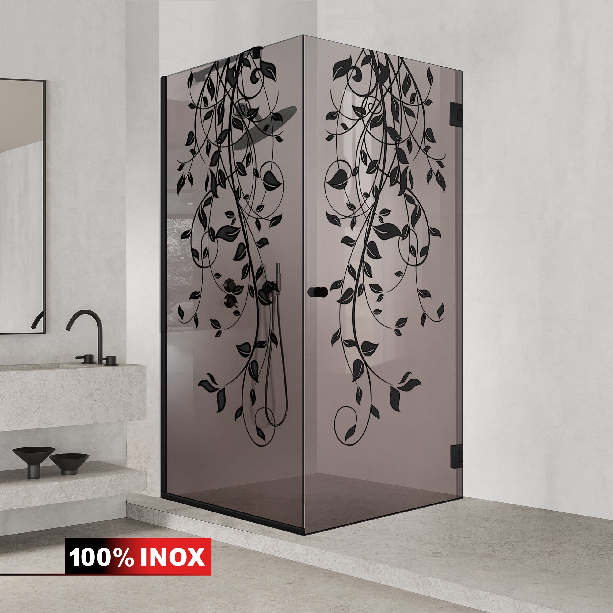 Cabina dus cu usa batanta #Bronz