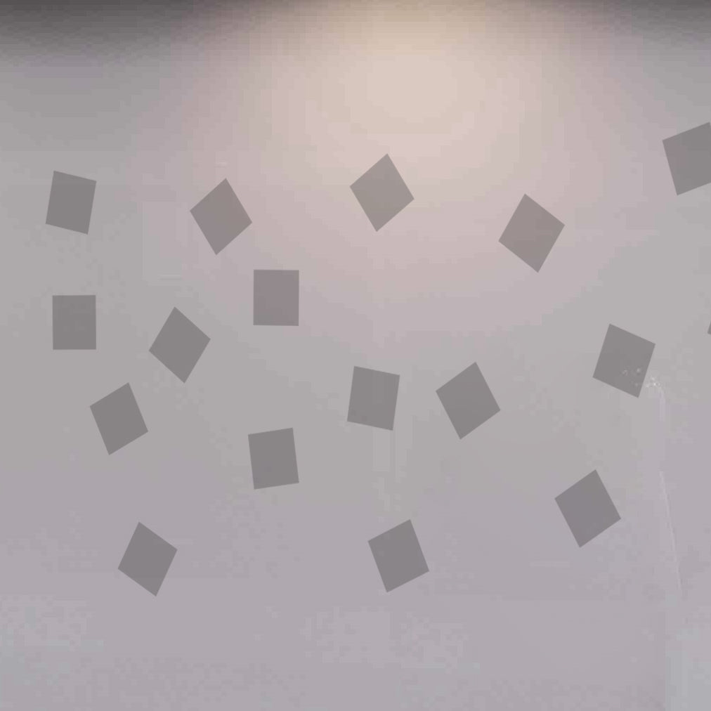 Lackiertes Glas für Küchenverkleidungen, Modell ROMBWHITE
