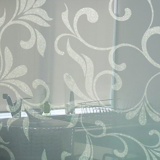 Lackiertes Glas für Küchenverkleidungen, Modell CLASSYGLITTER