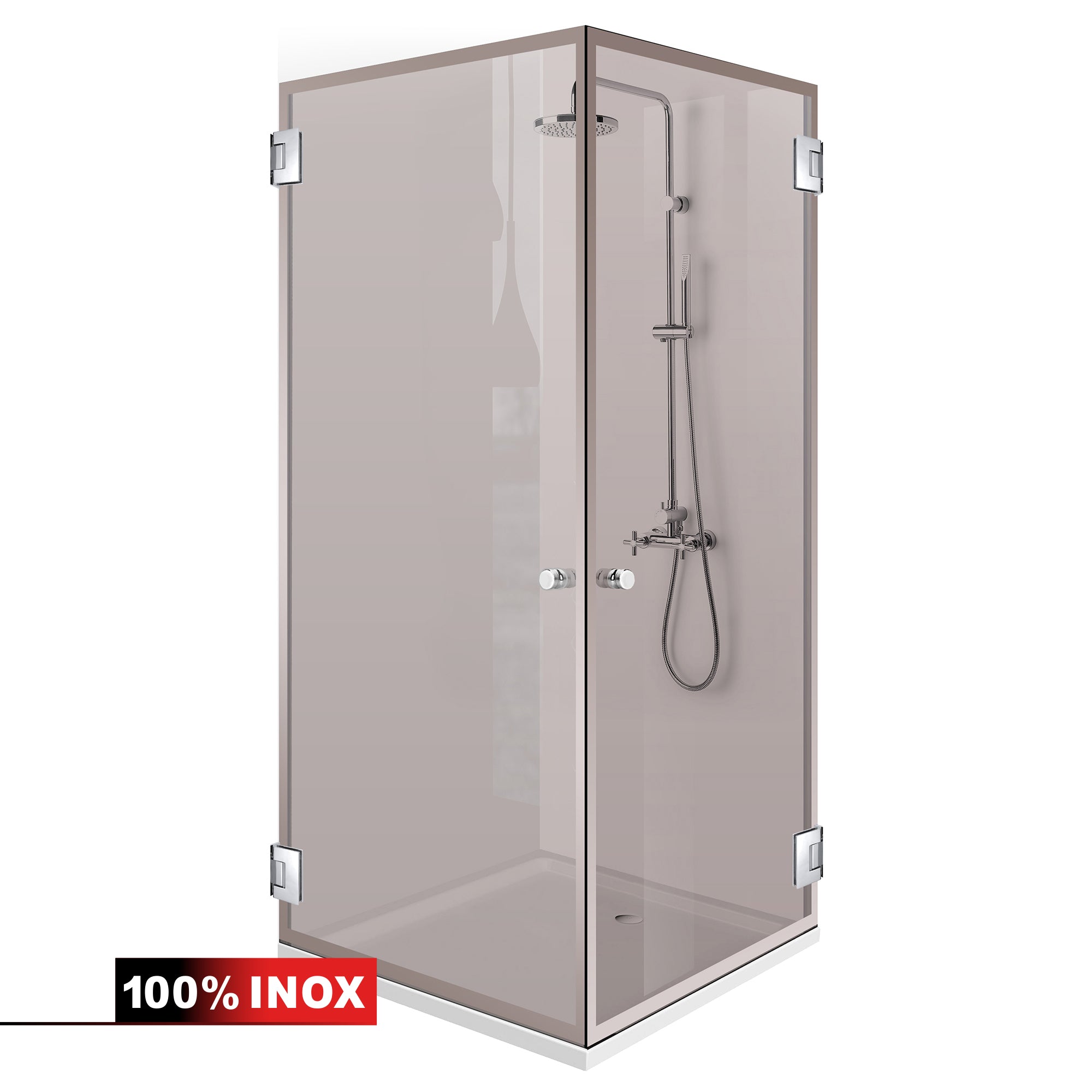 Cabina dus cu usa batanta #Bronz