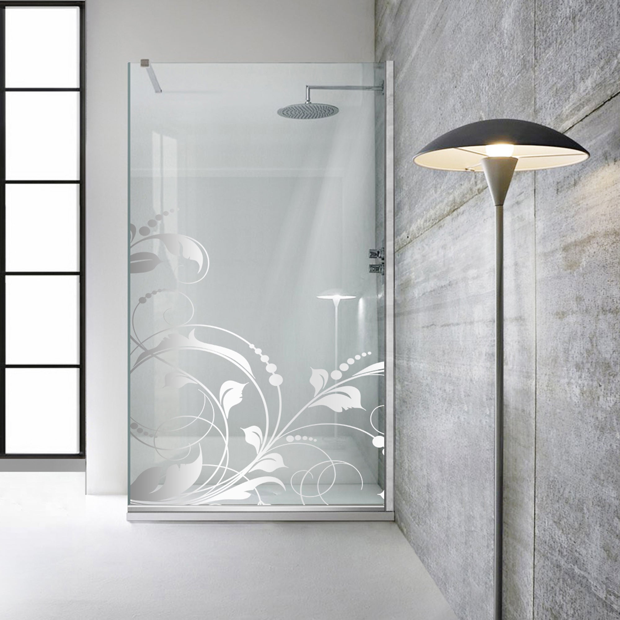Paravan dus Walk-in, Perete dus Inox, #Clara #Víztiszta