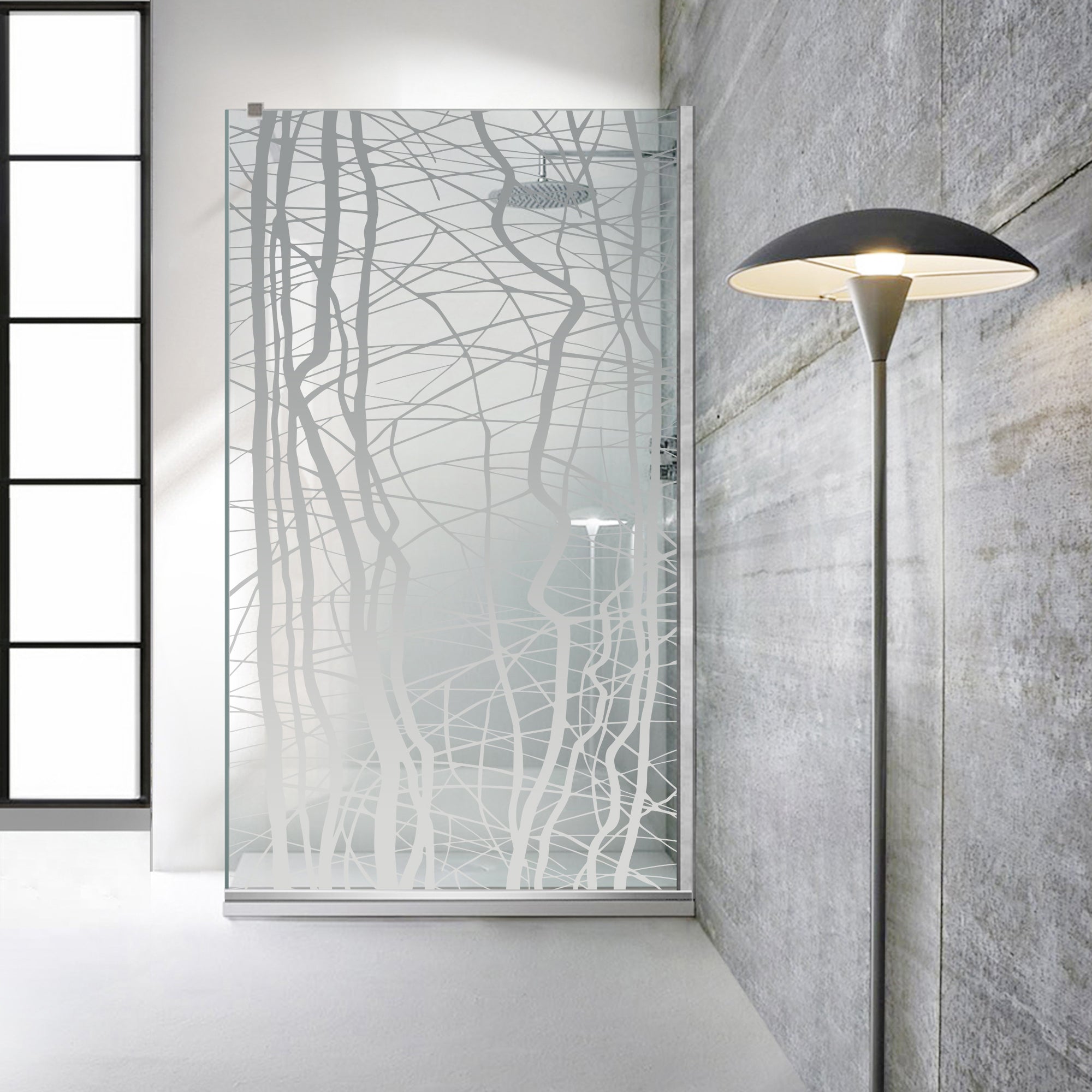 Paravan dus Walk-in, Perete dus Inox, #Clara #Víztiszta