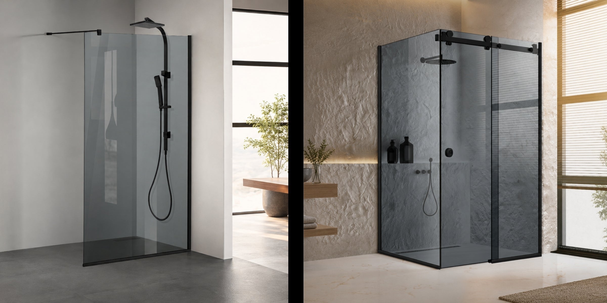Walk-in sau cabina de dus? Avantaje, dezavantaje si diferente