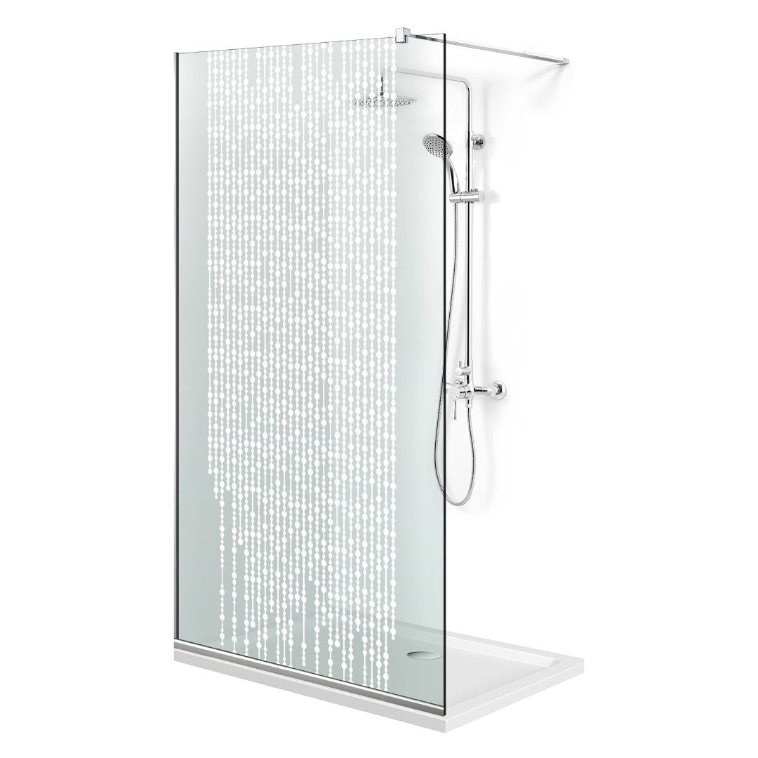 Paravan dus Walk-in, Perete dus  Inox, #Clara #Víztiszta