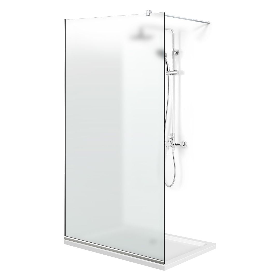 Paravan dus Walk-in, Perete dus  Inox, #Mata #Matt