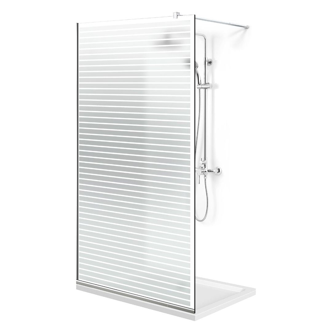 Paravan dus Walk-in, Perete dus  Inox, #Mata #Matt