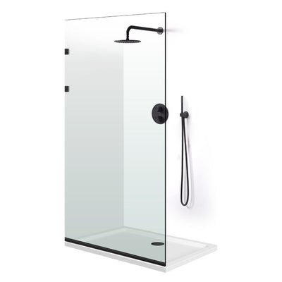 Paravan dus Walk-in, Perete dus Inox, #Clara #Víztiszta