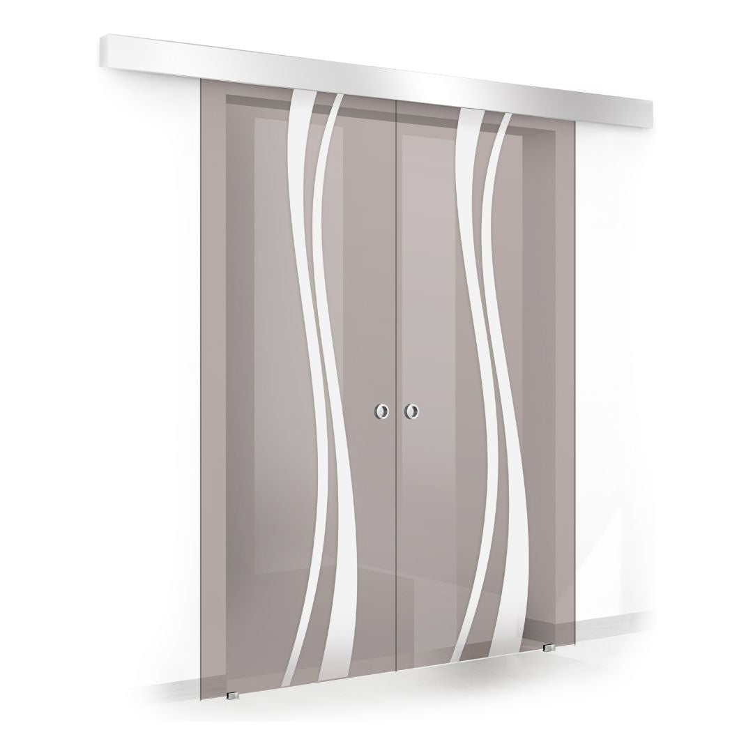 Usa sticla glisanta, Usa sticla interioara #Bronz