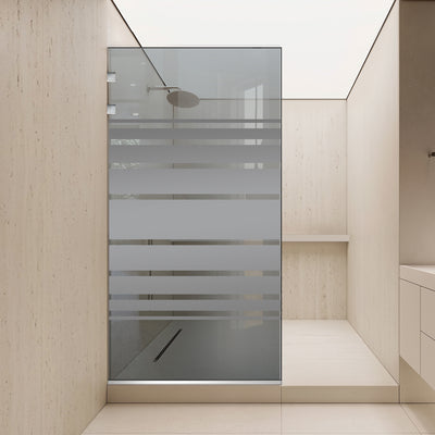 Paravan dus Walk-in, Perete dus Inox, #Gri