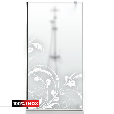 Paravan dus Walk-in, Perete dus  Inox, #Mata #Matt