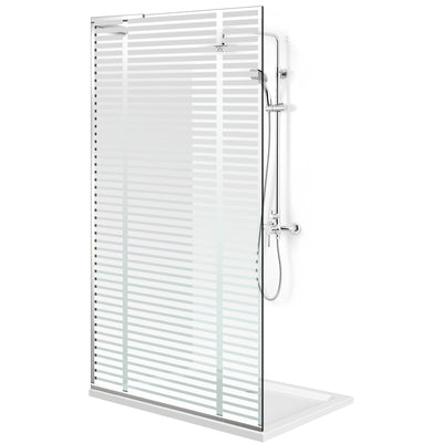 Paravan dus Walk-in, Perete dus Inox, #Clara #Víztiszta