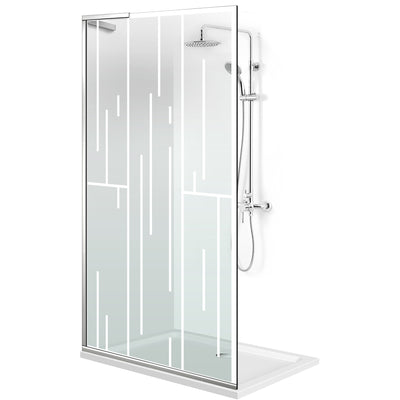 Paravan dus Walk-in, Perete dus Inox, #Clara #Víztiszta