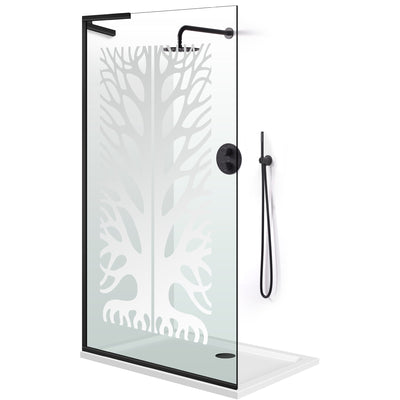 Paravan dus Walk-in, Perete dus Inox, #Clara #Víztiszta