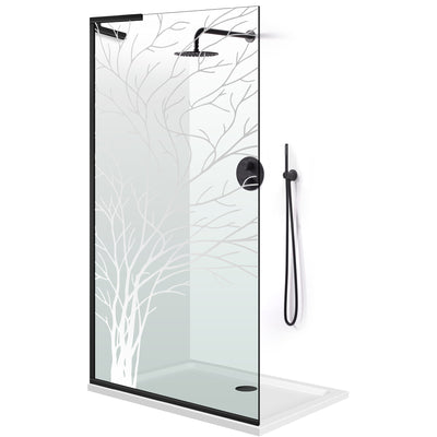 Paravan dus Walk-in, Perete dus Inox, #Clara #Víztiszta