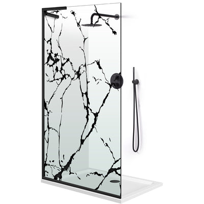Paravan dus Walk-in, Perete dus Inox, #Clara #Víztiszta