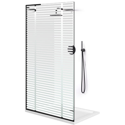 Paravan dus Walk-in, Perete dus Inox, #Clara #Víztiszta