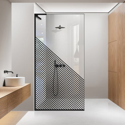 Paravan dus Walk-in, Perete dus Inox, #Clara #Víztiszta