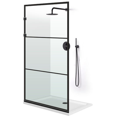 Paravan dus Walk-in, Perete dus Inox, #Clara #Víztiszta