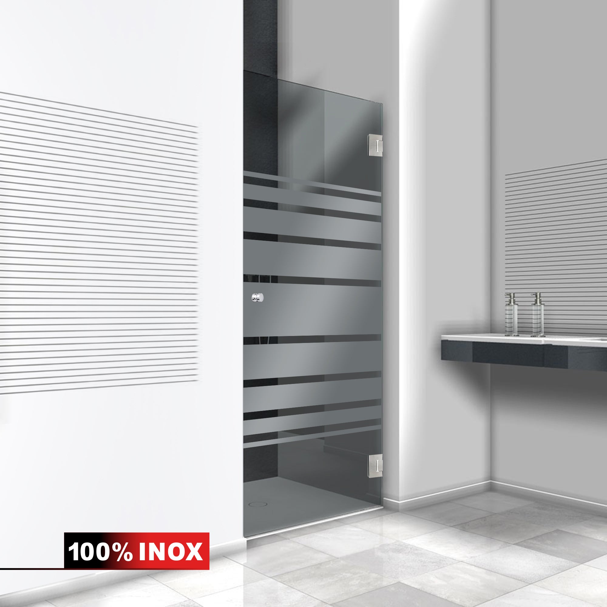 Usa dus inox #Gri