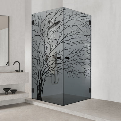 Cabina dus cu usa batanta #Gri