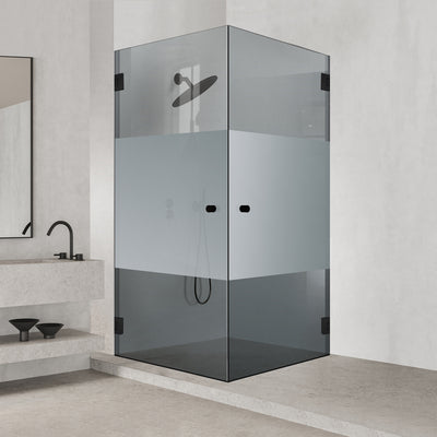 Cabina dus cu usa batanta #Gri