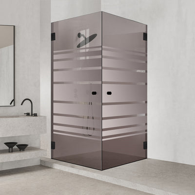 Cabina dus cu usa batanta #Bronz
