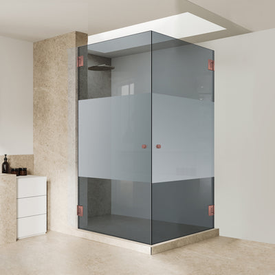 Cabina dus cu usa batanta #Gri