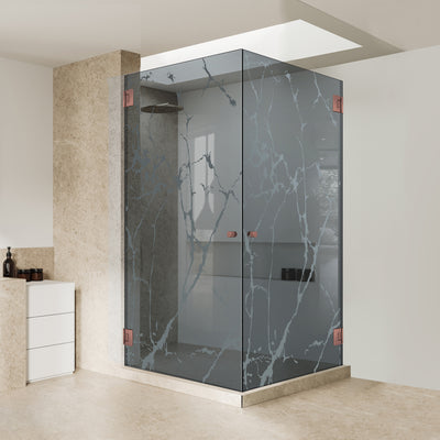 Cabina dus cu usa batanta #Gri