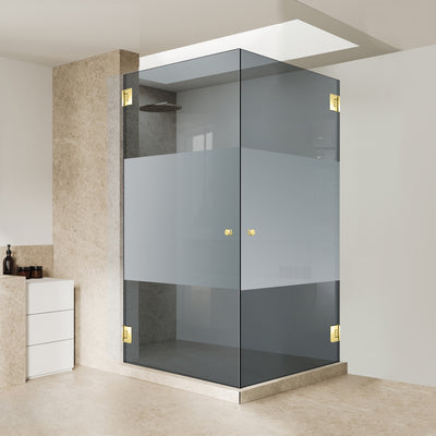 Cabina dus cu usa batanta #Gri