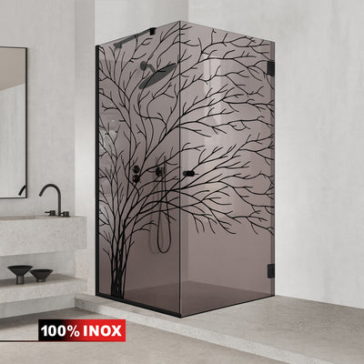 Cabina dus cu usa batanta #Bronz