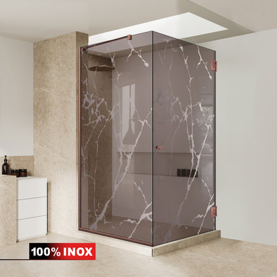 Cabina dus cu usa batanta #Bronz