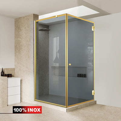 Cabina dus cu usa batanta #Gri