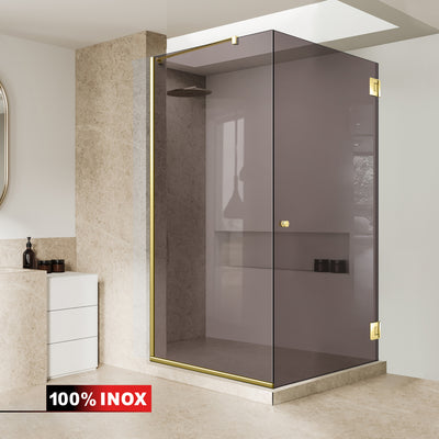 Cabina dus cu usa batanta #Bronz