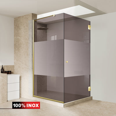 Cabina dus cu usa batanta #Bronz