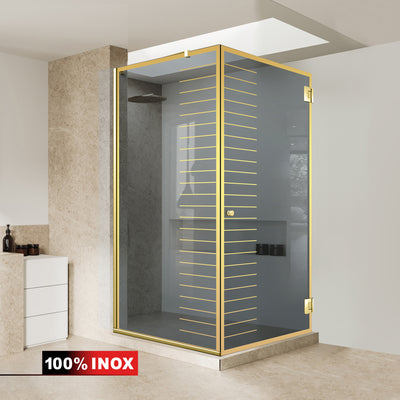 Cabina dus cu usa batanta #Gri