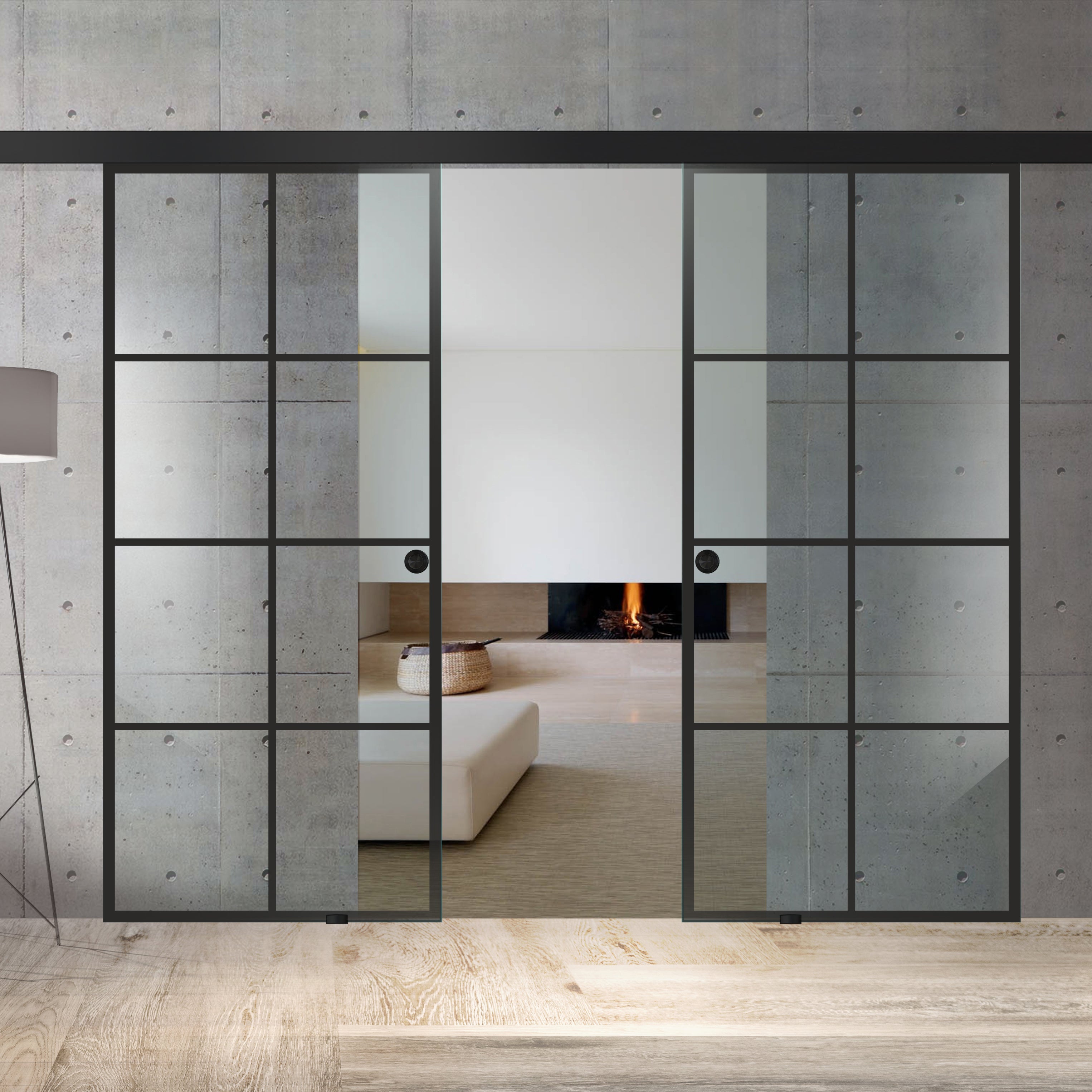 Usa sticla glisanta, Usa sticla interioara #Clara
