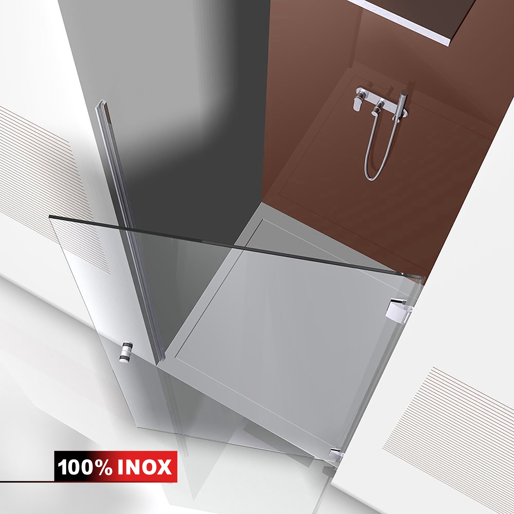 Usa dus inox #Clara