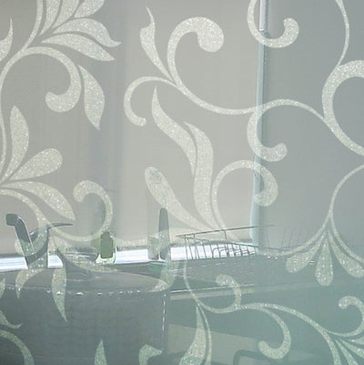 Lackiertes Glas für Küchenverkleidungen, Modell CLASSYGLITTER
