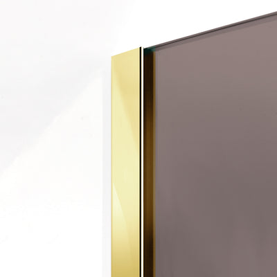 Paravan dus Walk-in, Perete dus  Auriu, #Bronz #Bronz