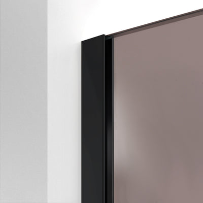 Paravan dus Walk-in, Perete dus  Negru, #Bronz #Bronz