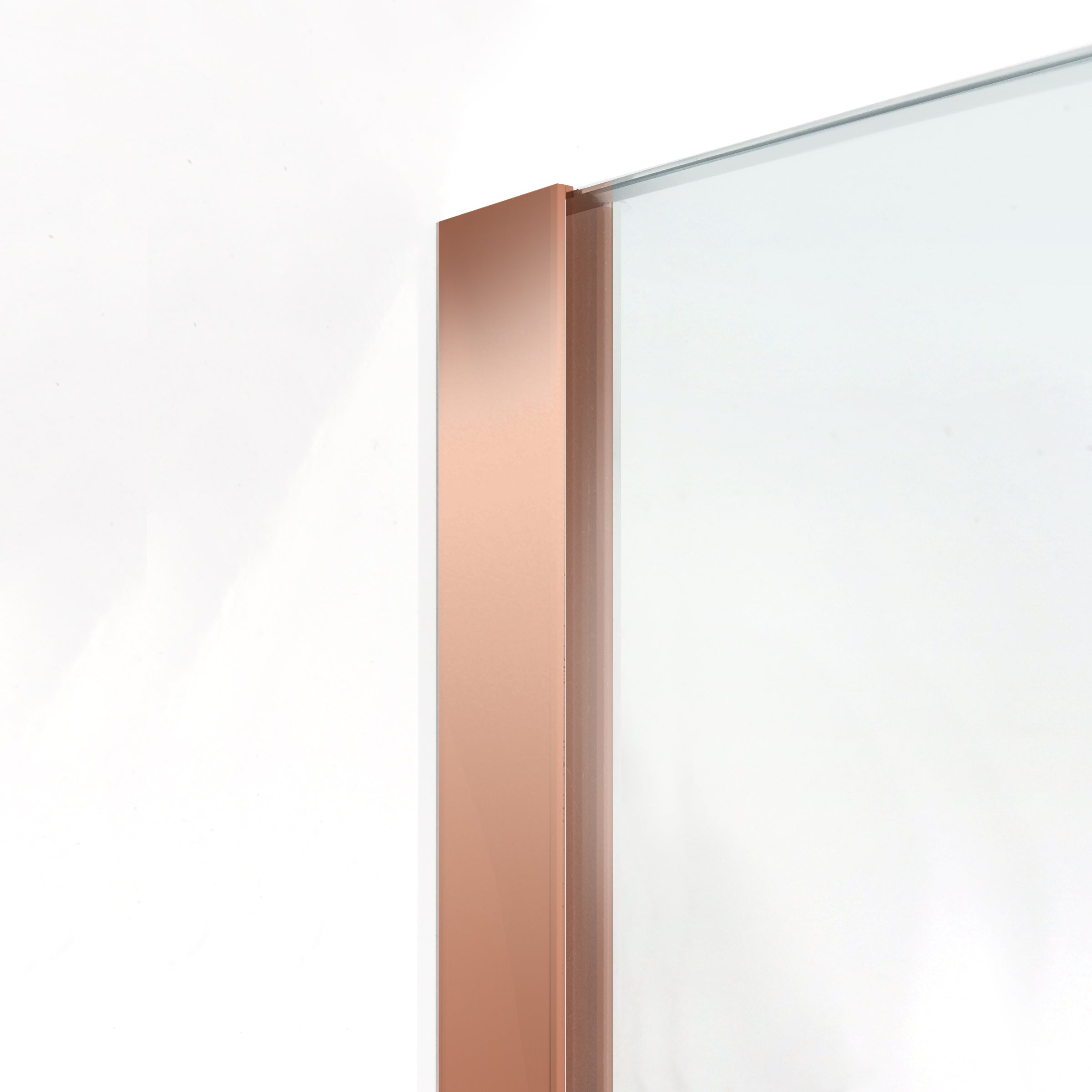 Paravan dus Walk-in, Perete dus  Copper, #Clara #Víztiszta