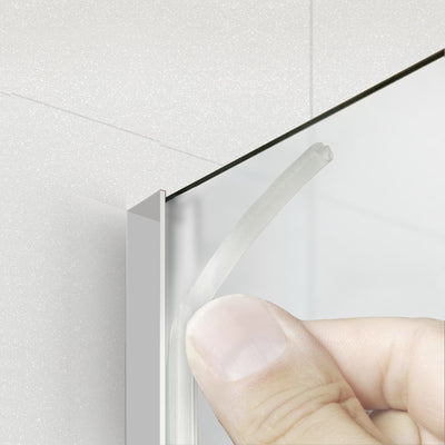 Paravan dus Walk-in, Perete dus  Inox, #Mata #Matt