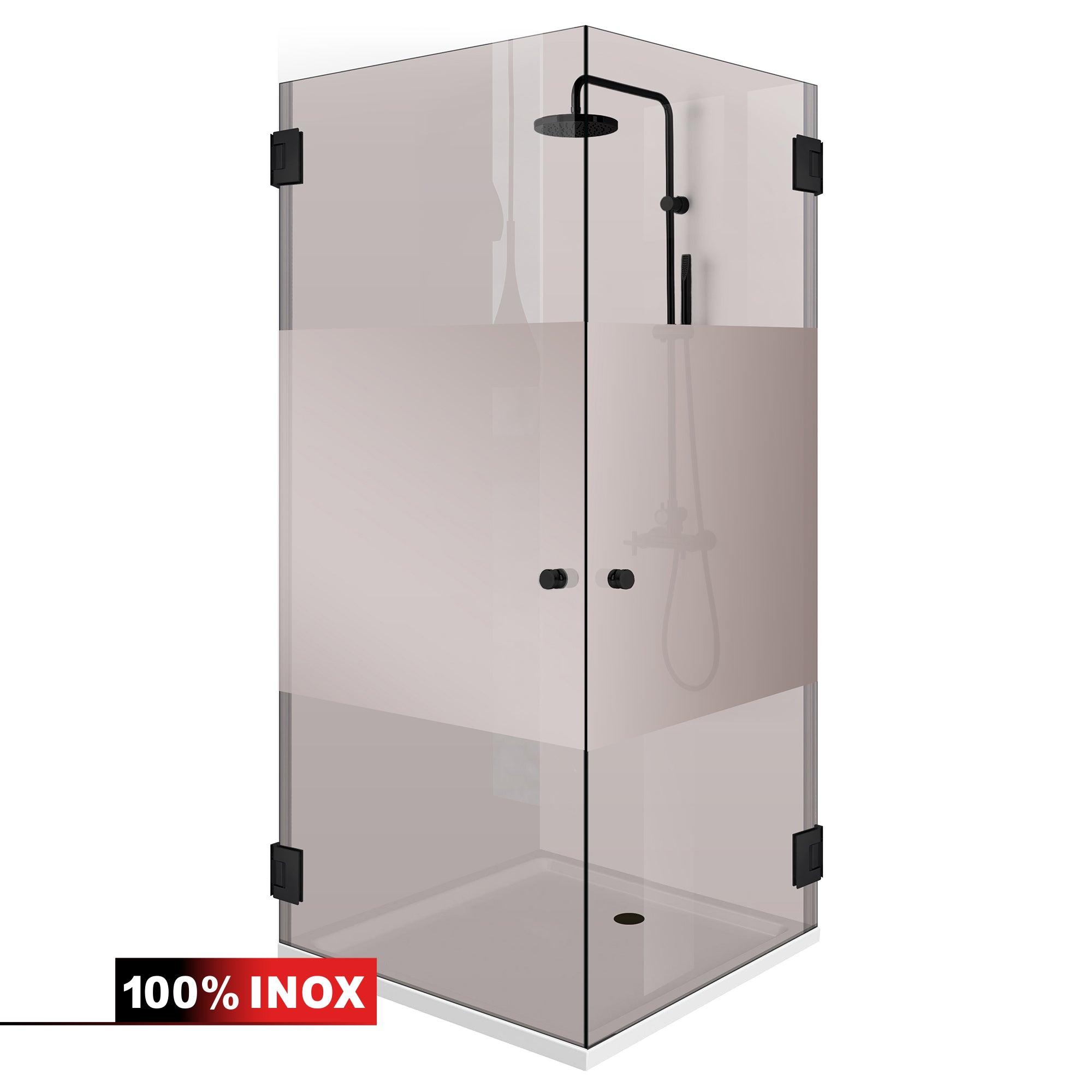 Cabina dus cu usa batanta #Bronz