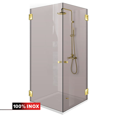 Cabina dus cu usa batanta #Bronz