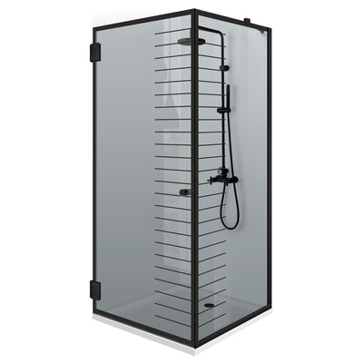 Cabina dus cu usa batanta #Gri