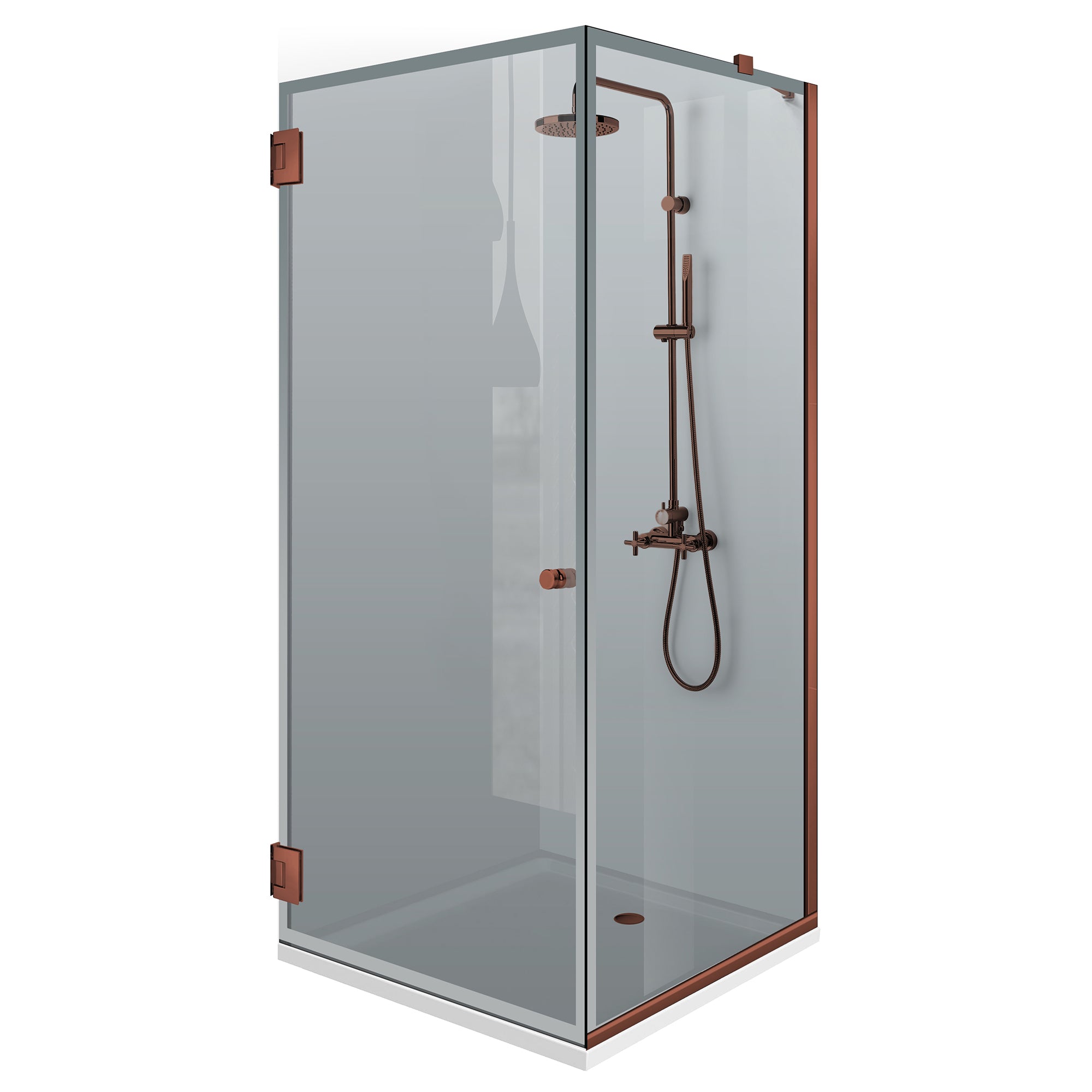 Cabina dus cu usa batanta #Bronz